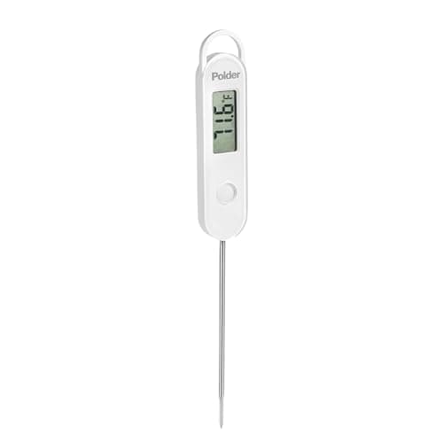 Polder Stable-Read Instant Read Thermometer, Digital Thermometer for Cooking, Food Thermometer, Cooking Thermometer with Easy-to-Read Digital Display