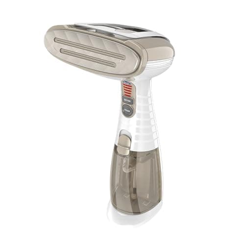 Conair Turbo Extreme Steam Hand Held Fabric Steamer, GS59X, 1875W, 15 min, 7.3 oz, White/Champagne