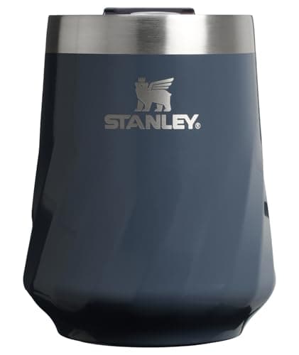 STANLEY The Reserve Textured Wine Tumbler | 11oz | Splash-Proof Lid | Cold Drinks & Cocktail Cup | Insulated Stainless Steel Wine Glass | Twilight Gloss