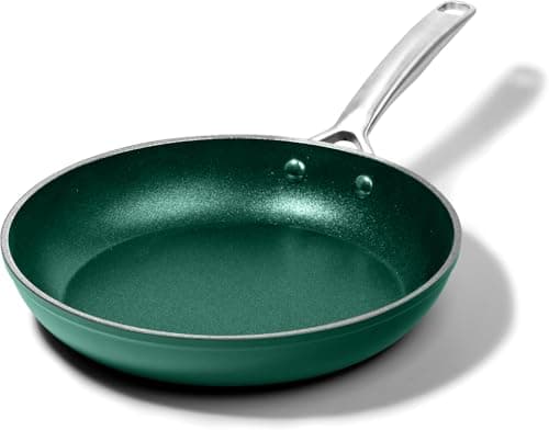 Granitestone Frying Pans Nonstick 10 Inch, Emerald Green Pan for Cooking, Non Stick Frying Pans Skillet for Eggs, Omelette, Non Stick Fry Pans, Made Without PFOA PFOS, Oven & Dishwasher Safe