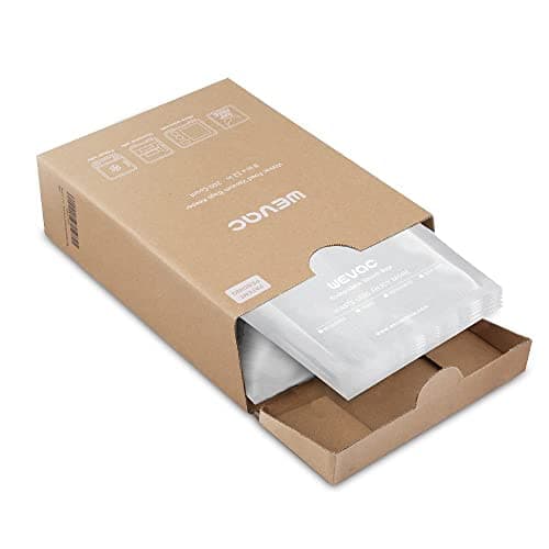 Wevac 8” x 12” 200 Count Food Vacuum Sealer Bags Keeper, PreCut Quart