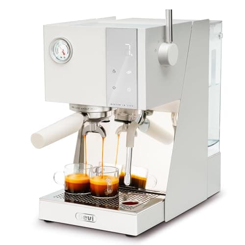 Gevi Espresso Machine with Grinder & Milk Frother, 20 Bar Professional Coffee Maker for Home, Removable Water Tank, Steam Wand, Perfect for Espresso, Cappuccino, Latte