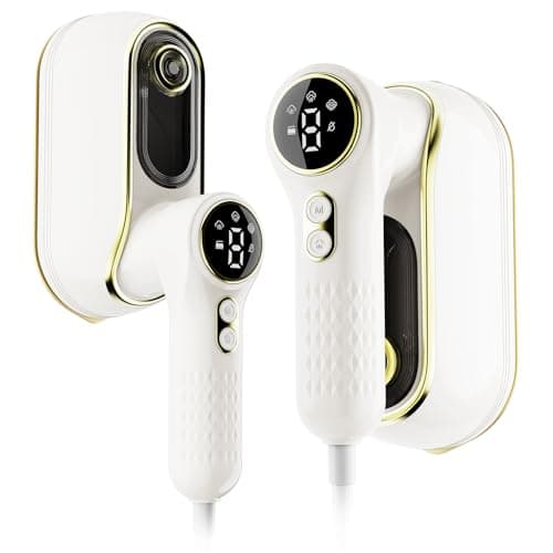 NIASSO Portable Travel Steamer, 1200W Handheld Fabric Steamer for Clothes, 4 Modes with LCD Display, Powerful Wrinkle Remover for Home & Travel, 150ml Water Tank, 10S Fast Heat-Up, 180° Swivel Handle