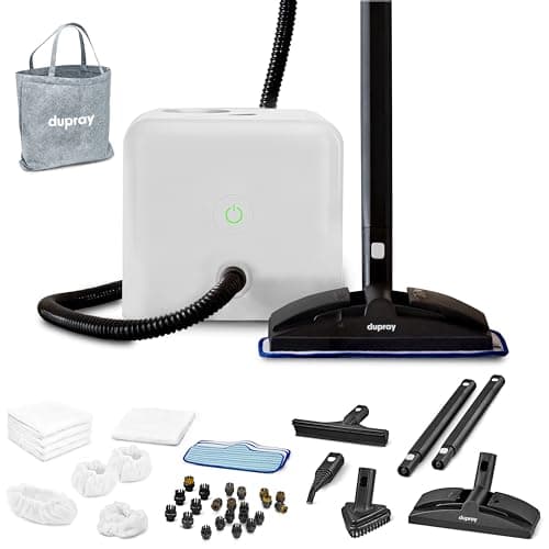 Dupray Neat Steam Cleaner, Multipurpose Steamer for Floors, Grout & Upholstery
