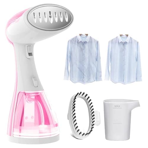 Handheld Portable Garment Steamer for Clothes - 1350W Clothes Steamer Remove Wrinkles for All Fabrics, 15S Fast Heat-Up, Make Clothes Soft & Smooth, Valentines Day Gift