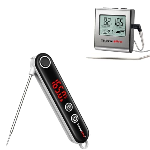 ThermoPro TP16 Large LCD Digital Cooking Food Meat Thermometer+ThermoPro TP18 Instant Read Meat Thermometer