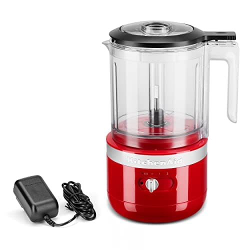 KitchenAid 5 Cup Food Chopper Cordless KFCB519ER, Empire Red