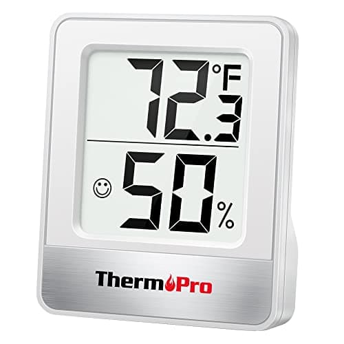 ThermoPro TP49 Digital Hygrometer Indoor Thermometer Humidity Meter Room Thermometer with Temperature and Humidity Monitor Mini Hygrometer Outdoor