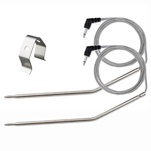 Grilling BBQ Meat Thermometer Temperature Probe Replacement Thermometer Probe Compatible with Thermopro TP25 TP20 TP07 TP-07 TP08 TP-08S TP06S TP16 TP-16S TP17, Fit Listed Models Only