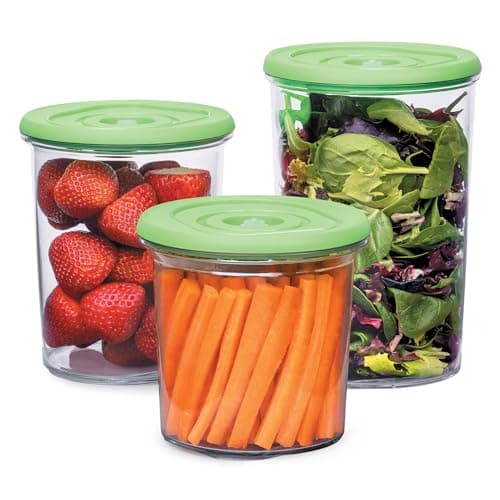 Presto 09512 FreshDaddy 3-Piece Vacuum Seal Container Set