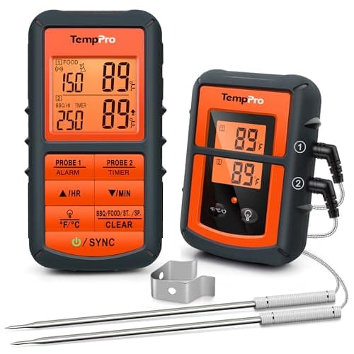 TempPro TP08B 500FT Wireless Meat Thermometer
